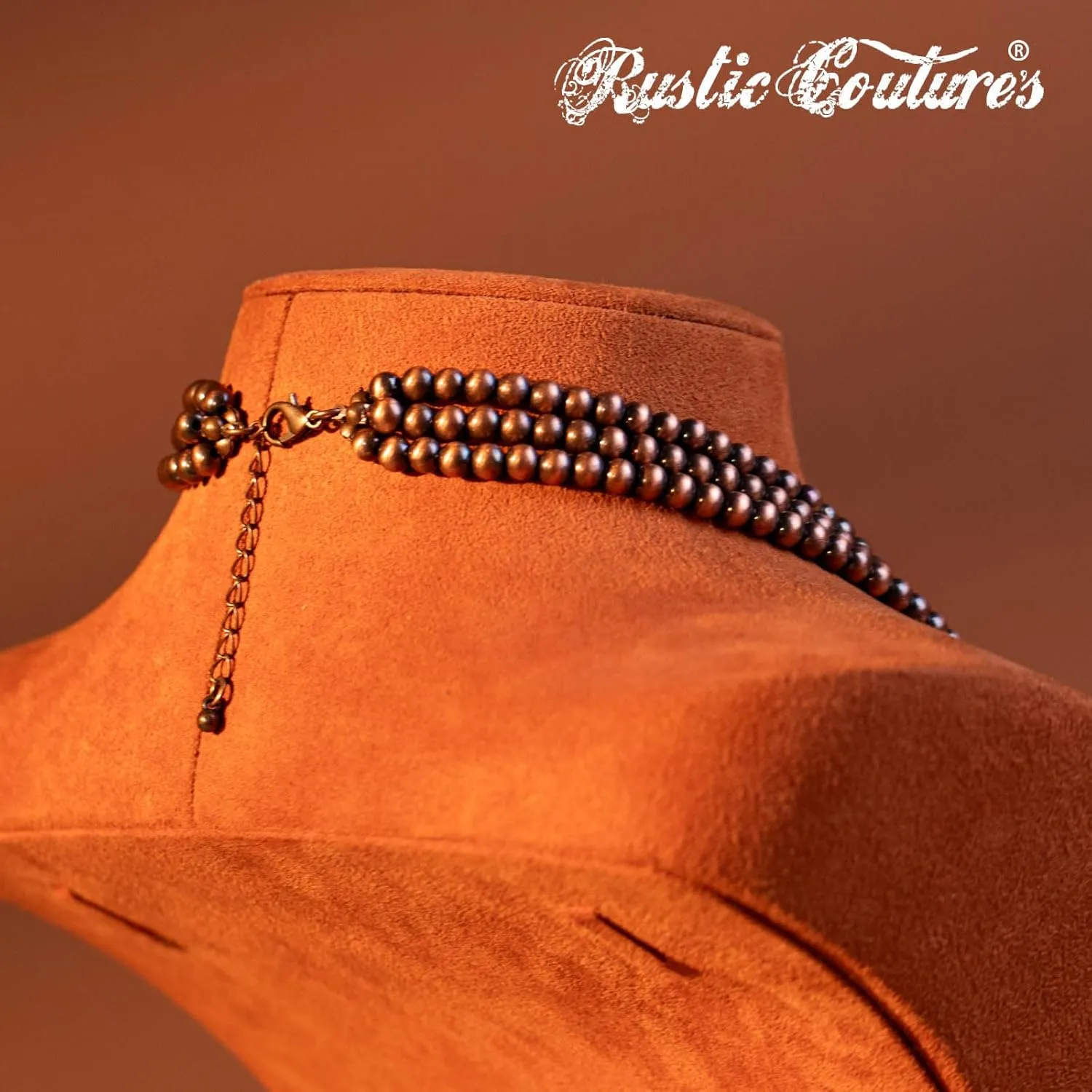 Rustic Couture's Western Jewelry Set for Women Cowgirl Vintage Western Necklace Earring