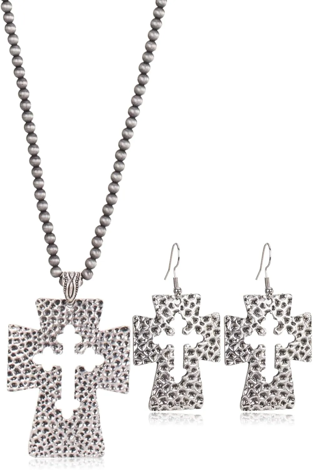 Rustic Couture's Western Jewelry Set for Women Cowgirl Vintage Western Necklace Earring