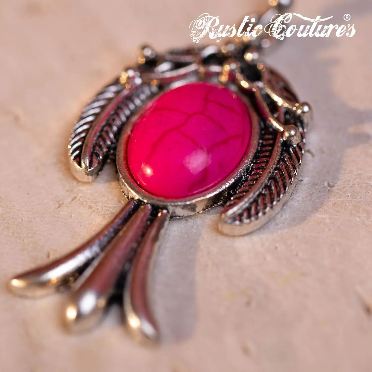 Rustic Couture's Western Jewelry Set for Women Cowgirl Vintage Western Necklace Earring