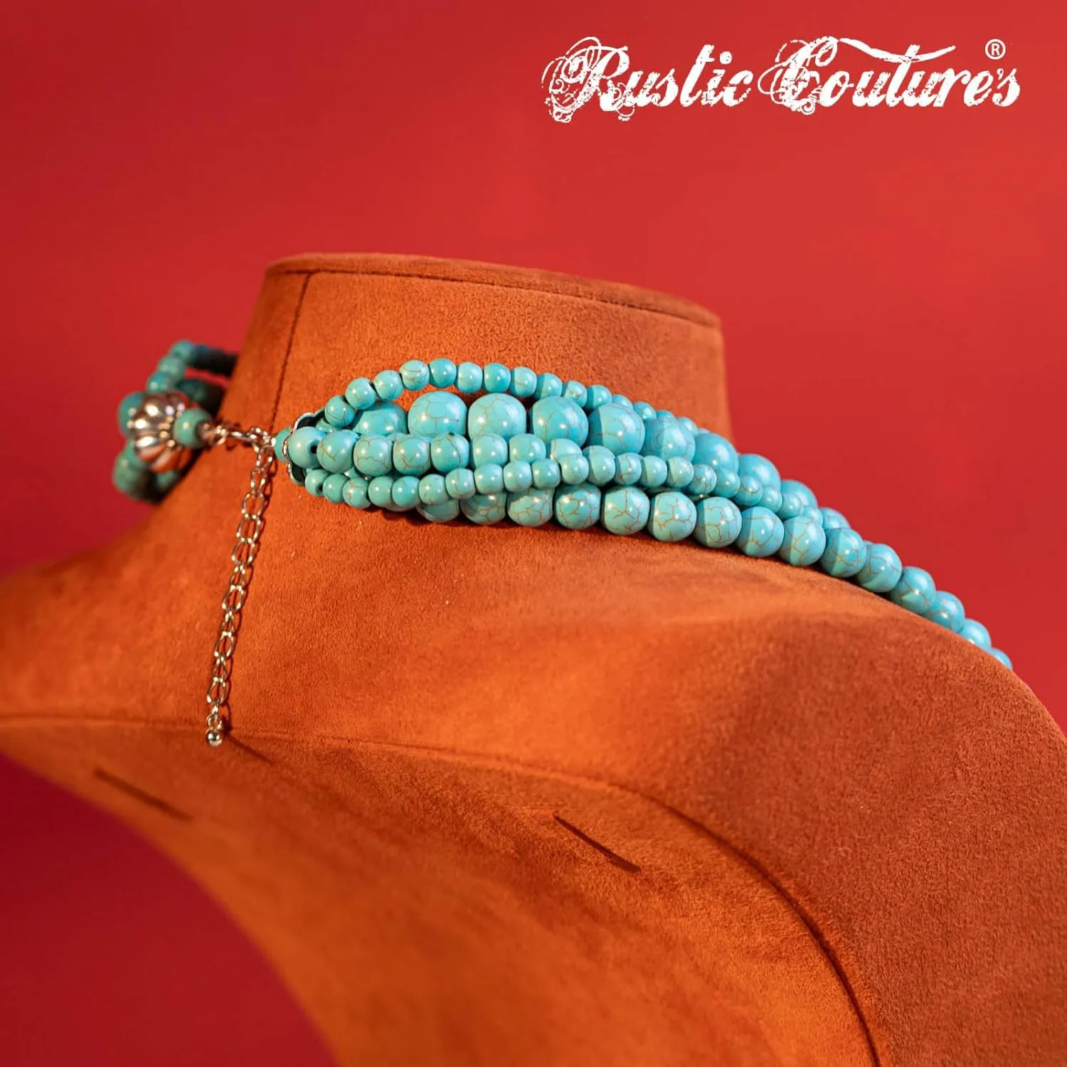 Rustic Couture's Western Jewelry Set for Women Cowgirl Vintage Western Necklace Earring