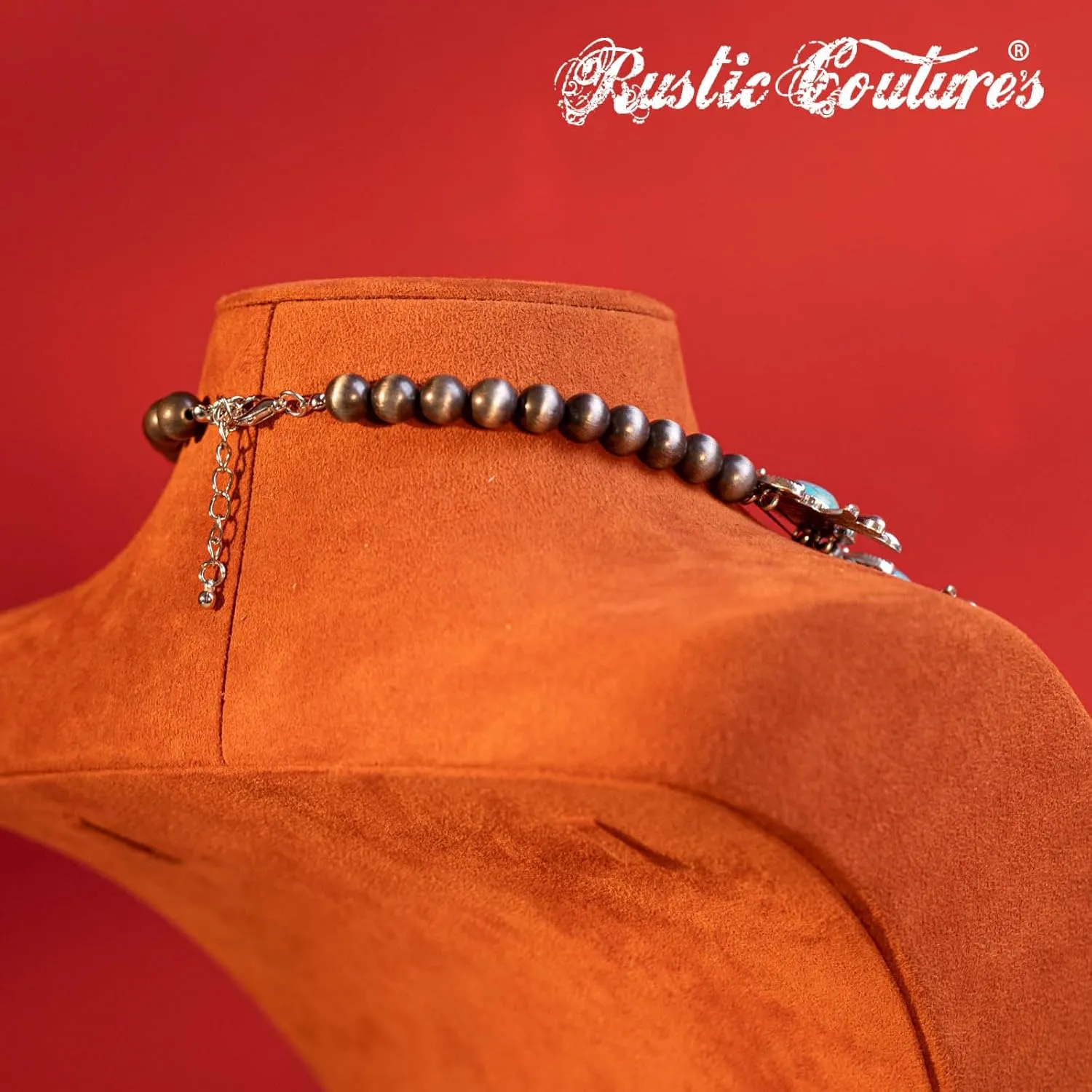 Rustic Couture's Western Jewelry Set for Women Cowgirl Vintage Western Necklace Earring