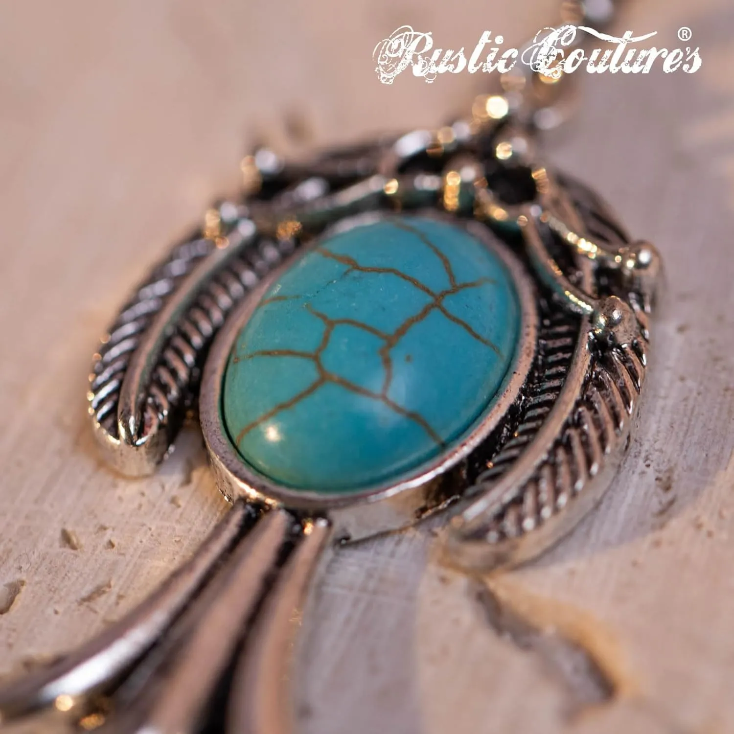 Rustic Couture's Western Jewelry Set for Women Cowgirl Vintage Western Necklace Earring