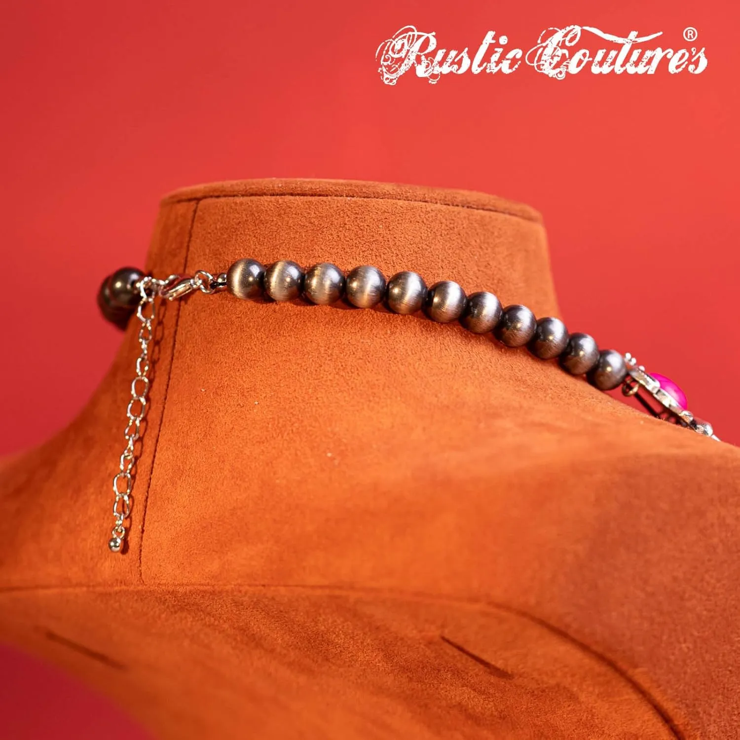 Rustic Couture's Western Jewelry Set for Women Cowgirl Vintage Western Necklace Earring