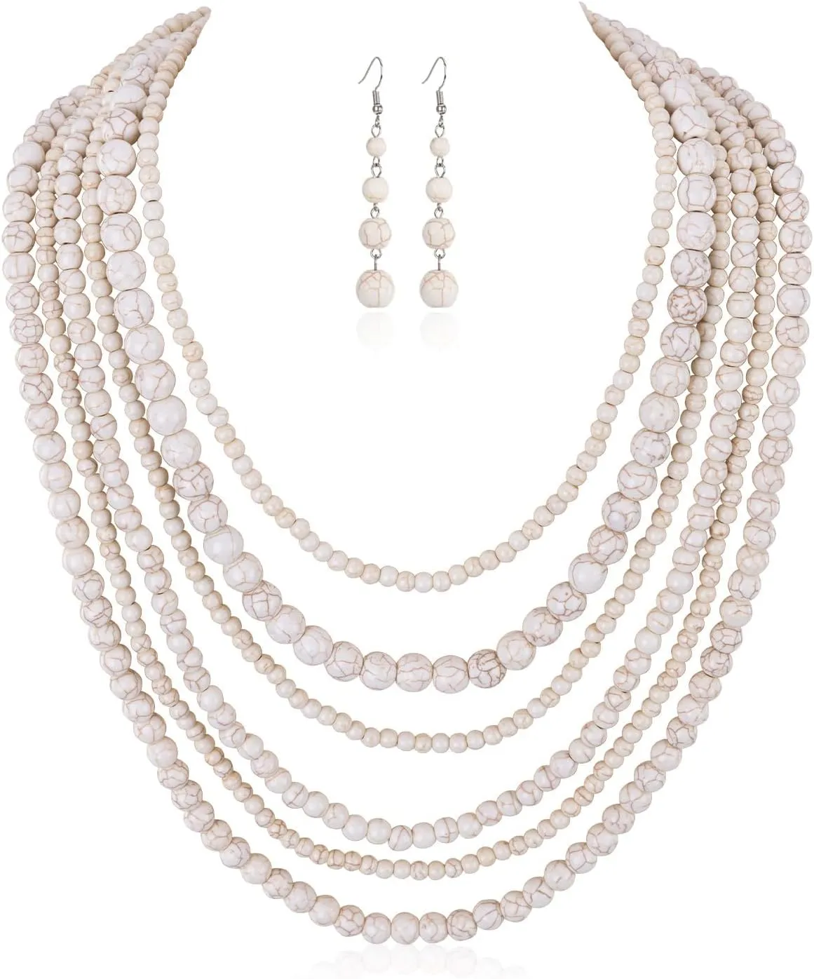 Rustic Couture's Western Jewelry Set for Women Cowgirl Vintage Western Necklace Earring