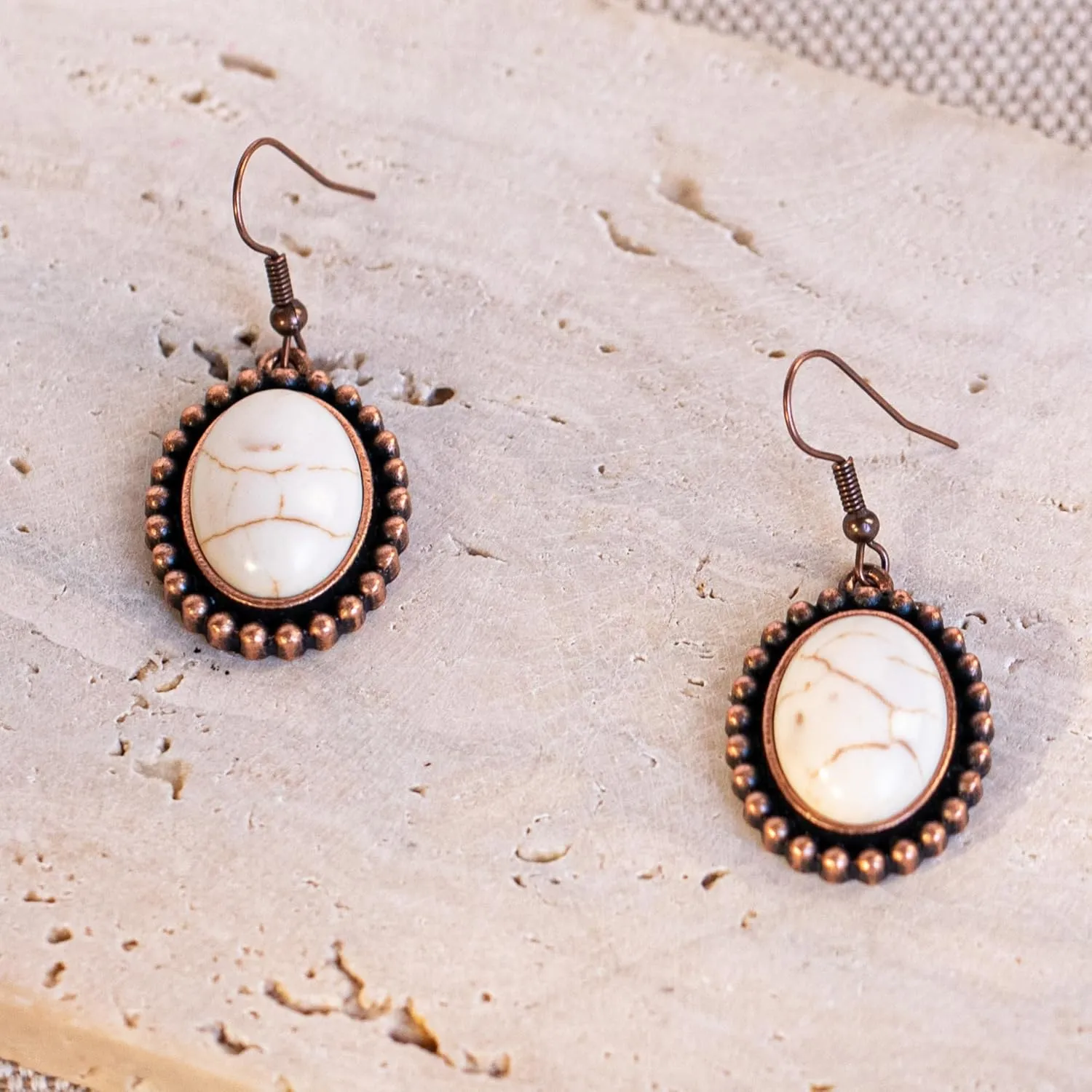 Rustic Couture's Western Necklace Earrings Jewelry Set for Women