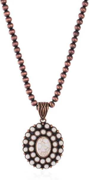 Rustic Couture's Western Turquoise Necklace Jewelry for Women Cowgirl Vintage Necklace