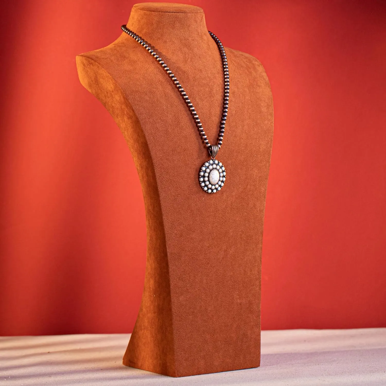 Rustic Couture's Western Turquoise Necklace Jewelry for Women Cowgirl Vintage Necklace