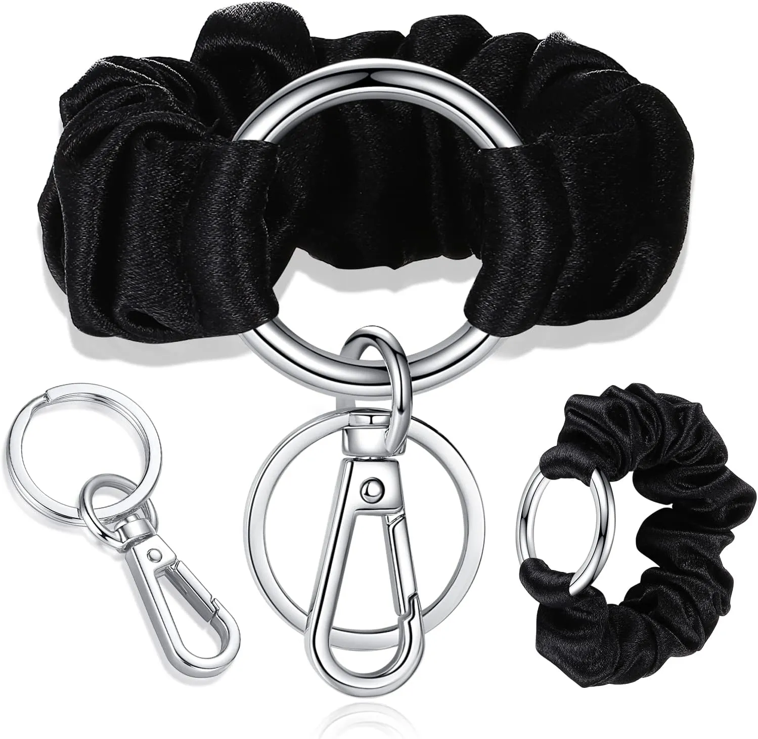 SAM & LORI Wristlet Keychain Bracelet Women Stretchy Removable Key Chain Keyring