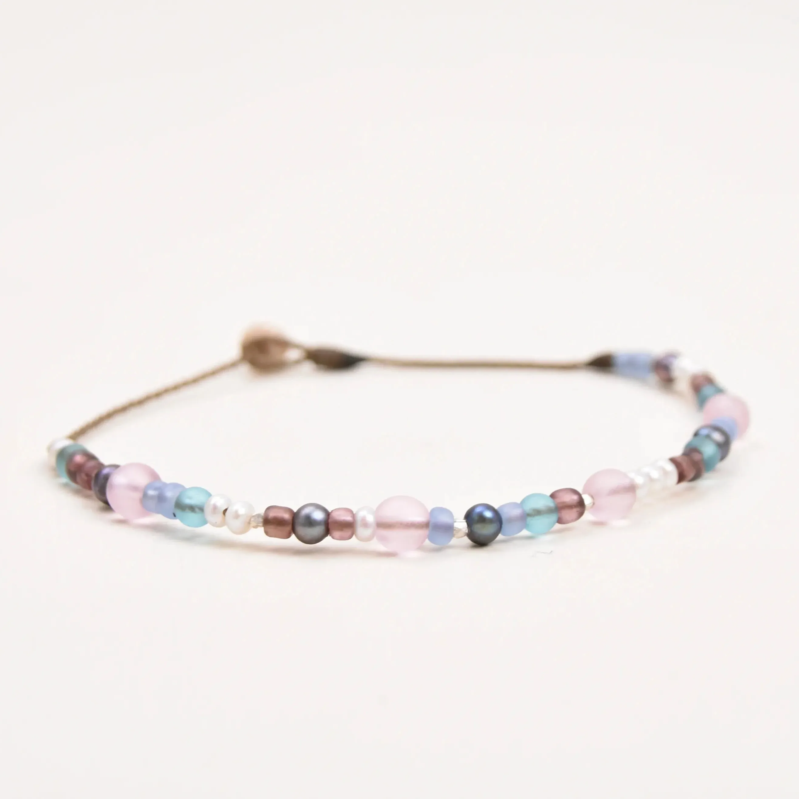 Sea Glass Anklets
