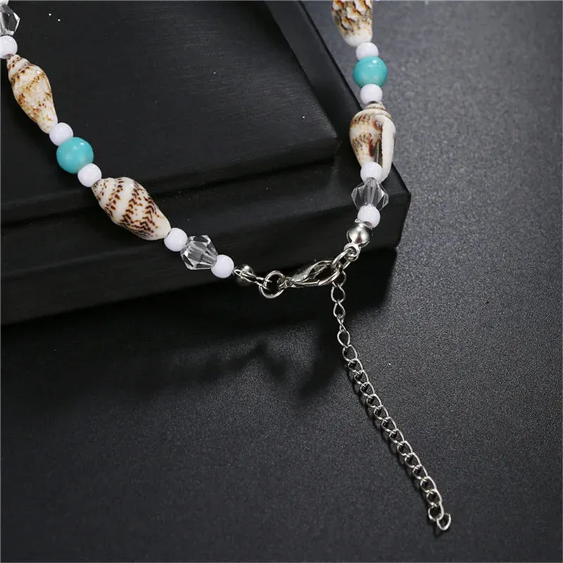 Shell & Starfish Boho Anklet