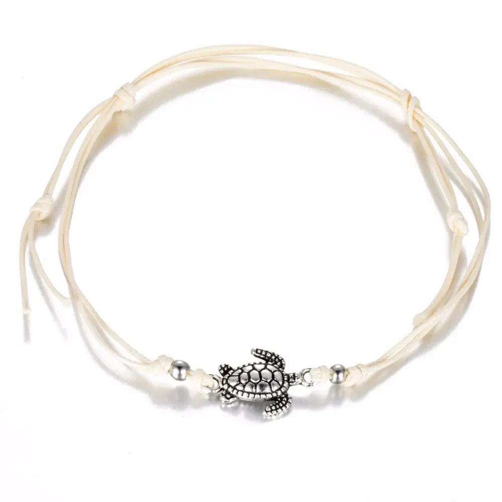 Shell & Starfish Boho Anklet