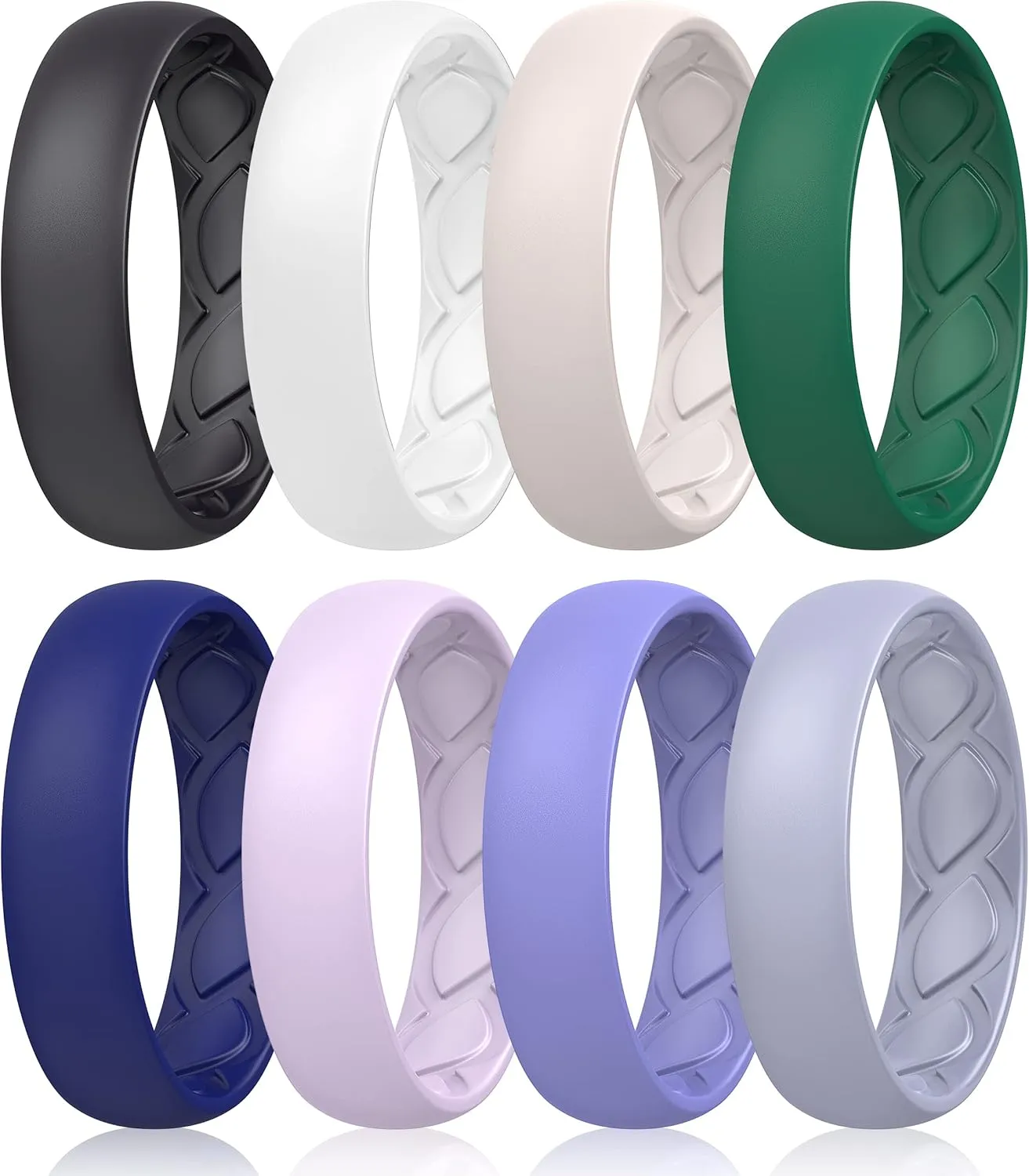 Silicone Ring for Women - 6mm Width 1.8mm Thick