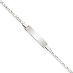 Silver Engraveable Children's ID Bracelet