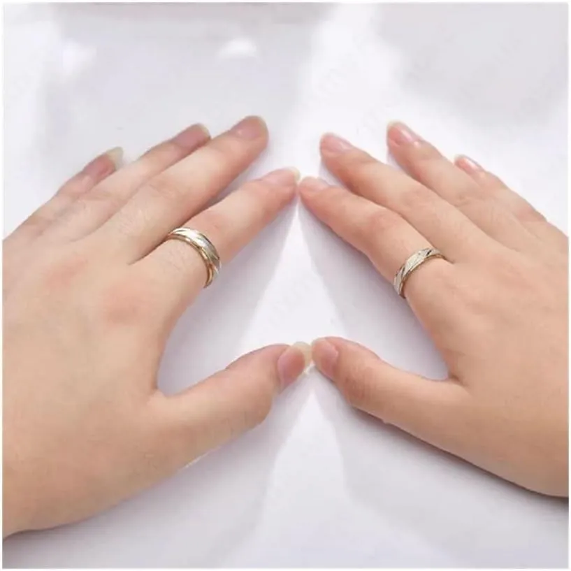 Silver Rings Couple Rings Wedding Ring Men and Women Engagement Jewelry Gifts Silver Rings for Women (Main Stone Color : Z-2, Metal Color : 1)