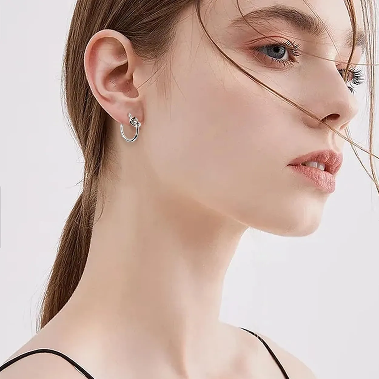 Sonateomber Chunky Gold Hoop Huggie Earrings for Women  Large Sparkly Rhinestone Crystal Circle Hoops Hypoallergenic Statement Wedding Bridal Prom Jewelry Gift