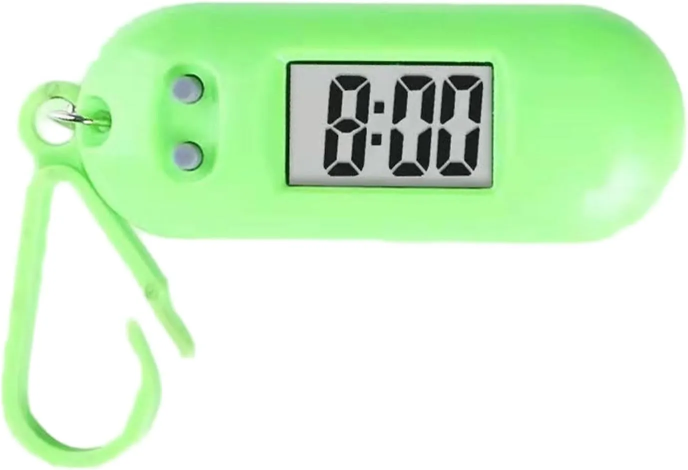 Sporty LED Digital Keychain Pocket Watch Miniature Clock for Students and Kids Practical Travel Backpack