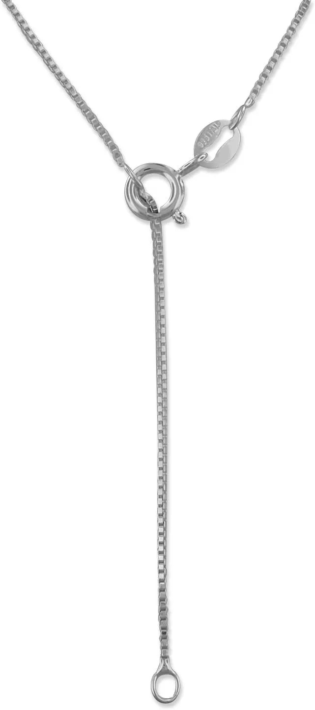 Sterling Silver 17mm Hibiscus Pendant Necklace, 16 2" Extender