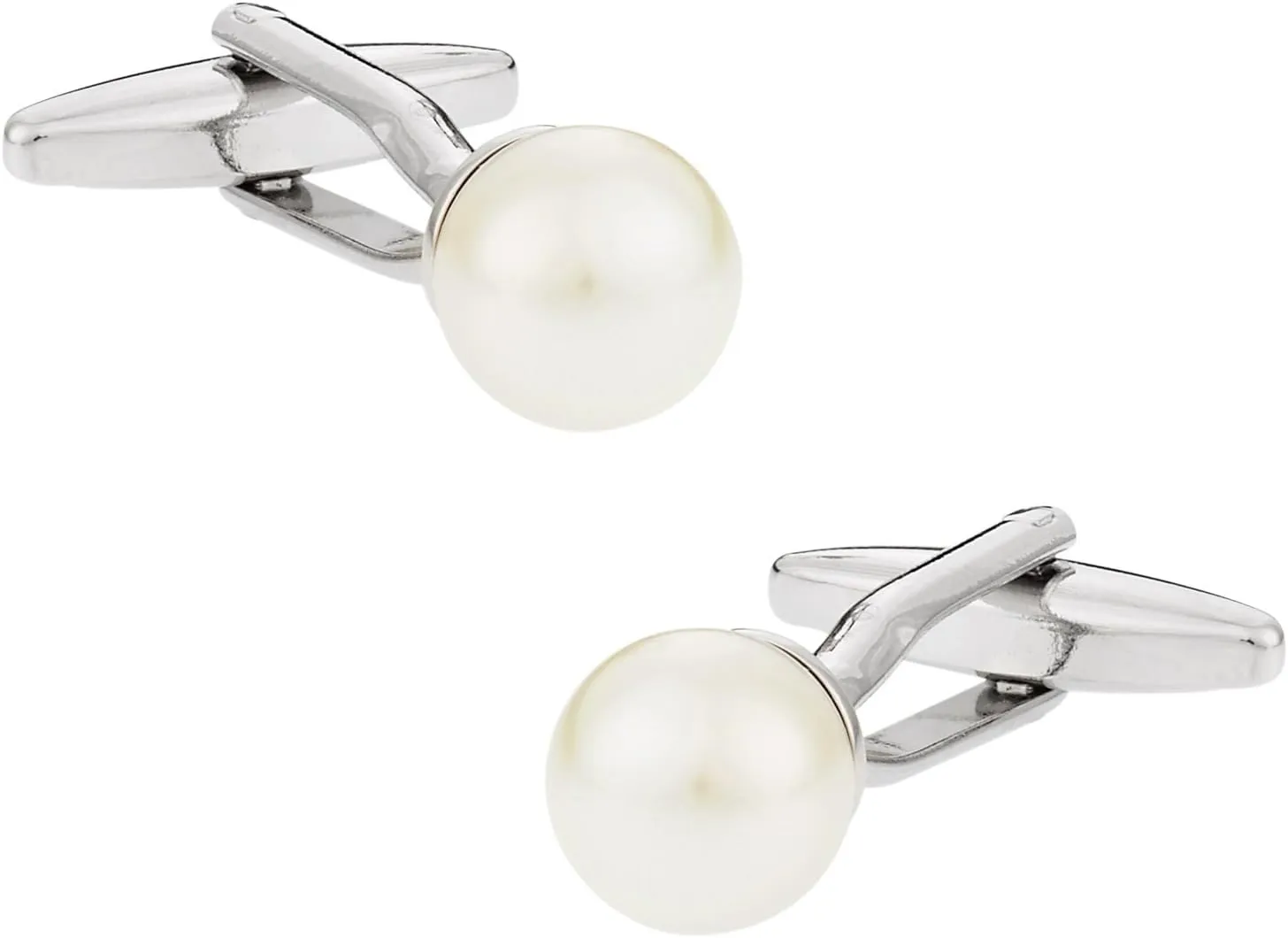 Synthetic Pearl Cufflinks by Cuff-Daddy with Presentation Box
