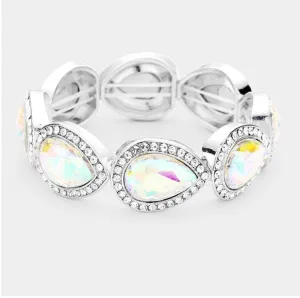 Tear drop adjustable bracelet