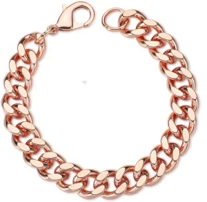 Tondiamo Copper Bracelet for Men Valentines Day Jewelry Gift 1 Unit Men's 9 Inch Solid Copper Link Pure Bracelets for Women Health Jewelry Gift