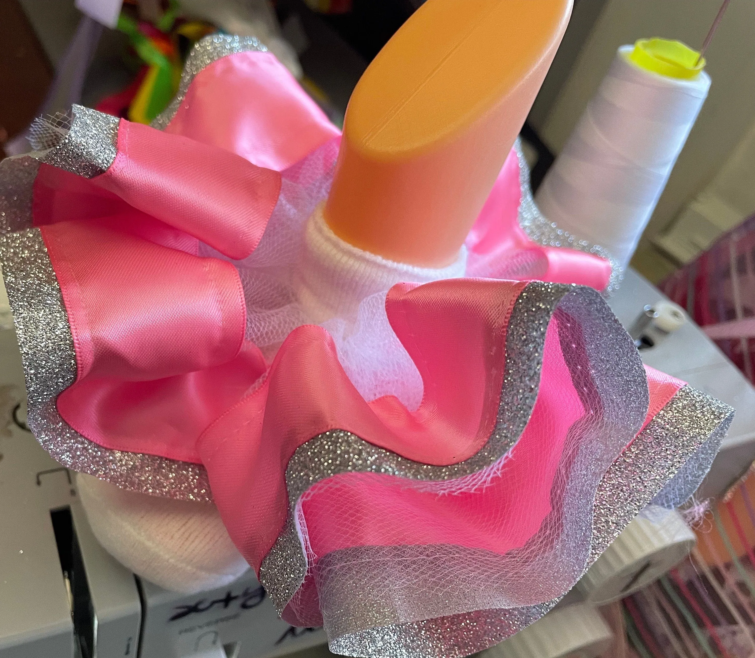 Valentine’s Day themed tutusocks/ tutu anklets Ruffle socks