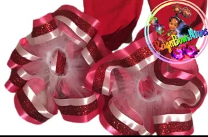 Valentine’s Day themed tutusocks/ tutu anklets Ruffle socks