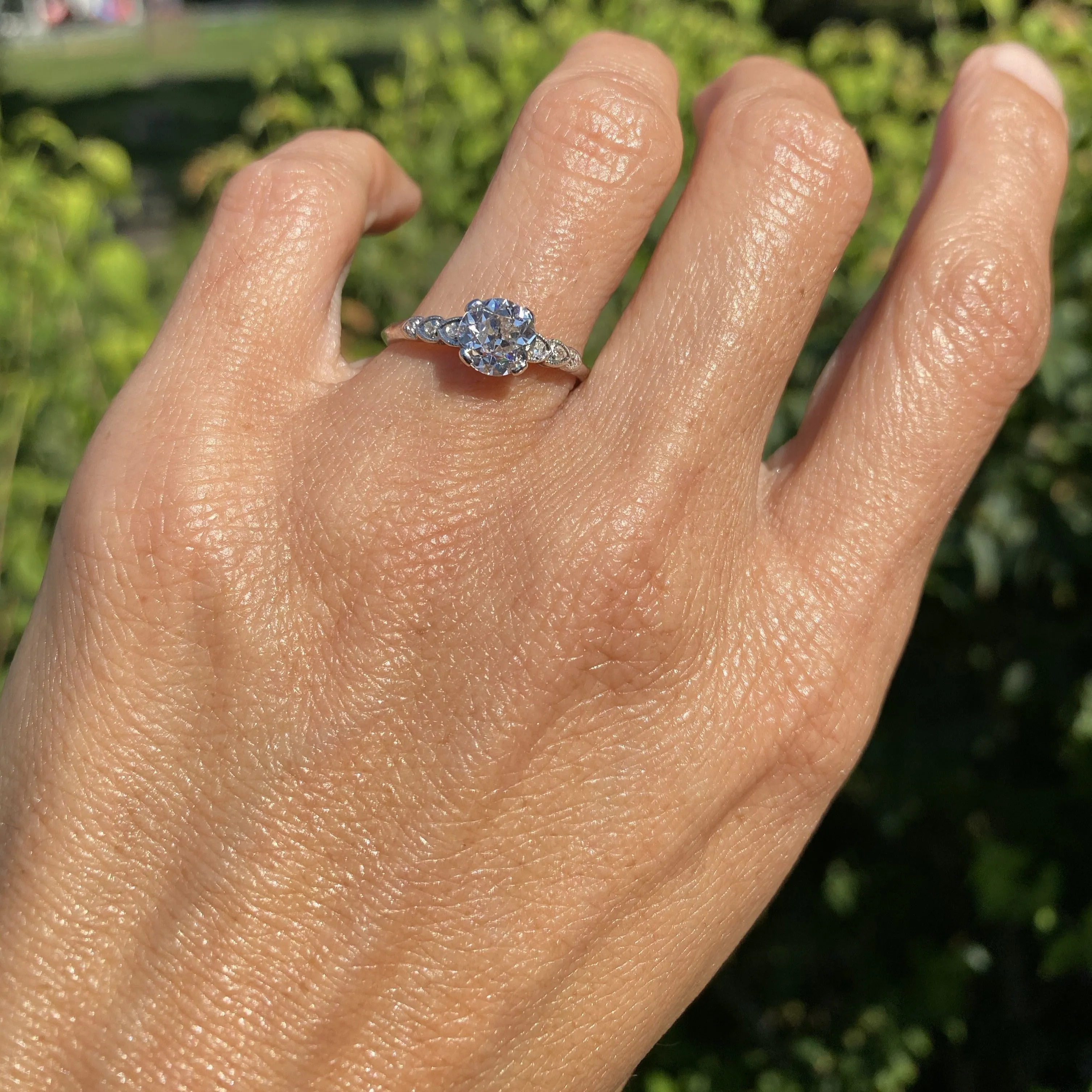 Vintage Engagement Ring, CB 1.43ct.