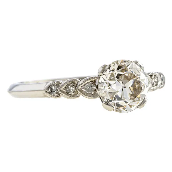 Vintage Engagement Ring, CB 1.43ct.