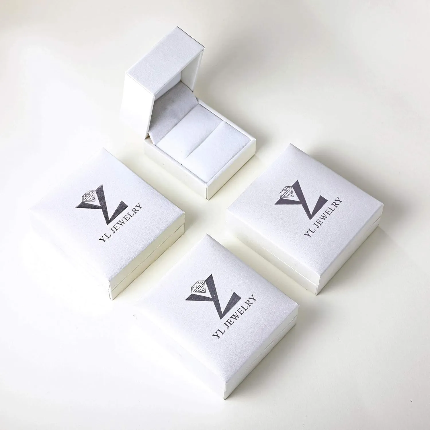 YL X Ring 925 Sterling Silver Stackable Rings 1mm Birthstone Criss Cross Ring for Women